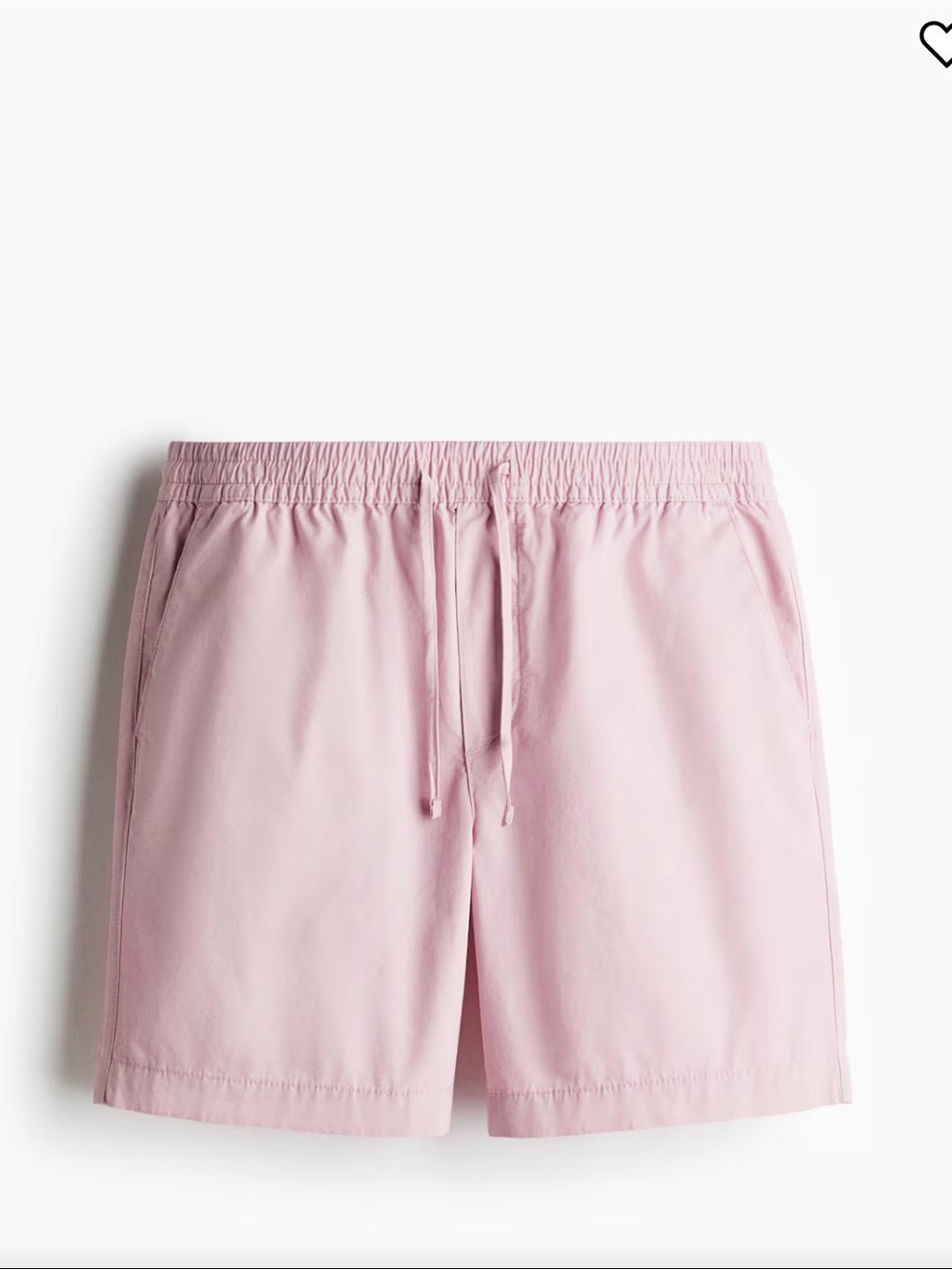 Classic Drawstring Women's Shorts in Light Pink